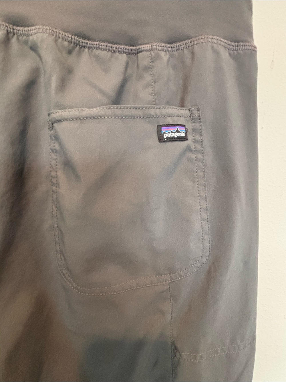 Patagonia Gray High-Rise Track Joggers - Picture 3 of 6